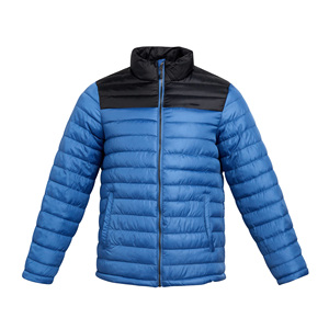 Veste en duvet à impression personnalisée pour hommes Vestes d'hiver rembourrées à bulles pour hommes Manteaux d'hiver chauds Vestes bouffantes pour hommes - Product Image 1