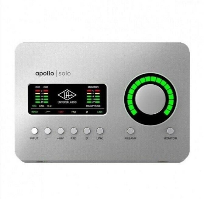 Authentic universal audio apollo solo interface