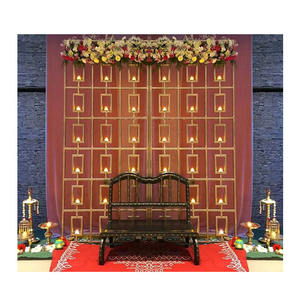 <b>Wedding</b> Ceremony Metal <b>Candle</b> Back Walls Amazing <b>Wedding</b> Event Lavish Metal <b>Candle</b> Walls Eminent <b>Wedding</b> <b>Candle</b> Back Walls Stage - Product Image 1