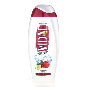 BATH FOAM VIDAL 250 ML <b>FRESH</b> ENERGY POMEGRANATE & <b>GINGER</b> - Product Image 1