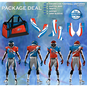 PAQUETE DE OFERTA Superventas Fútbol americano TRANSPIRABLE Venta al por mayor Clubes y equipos de fútbol americano Uniforme de alta calidad UNISEX - Product Image 5