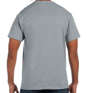 Camiseta de algodón/poliéster con logotipo profesional, camiseta personalizada de algodón, camisetas para hombres, Camiseta de algodón azul de manga corta Unisex para adultos - Product Image 6