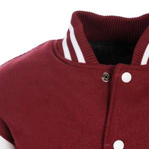 UNIQUE GYM WEAR Chaqueta Varsity Unisex Impermeable Reversible, Exterior 100% Algodón, Forro de Poliéster, Mangas Largas, Corte Holgado, Tallas Grandes - Product Image 6