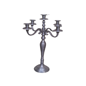 Portavelas de Metal de aluminio para decoración del hogar, soporte de mesa, antiguo, francés, siete brazos - Product Image 4