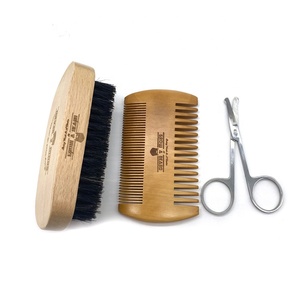 Yozeal OEM Custom Logo Package uomo <span class=keywords><strong>barba</strong></span> toelettatura <span class=keywords><strong>Kit</strong></span> di <span class=keywords><strong>rasatura</strong></span> con forbici pettine <span class=keywords><strong>barba</strong></span> olio balsamo - Product Image 4