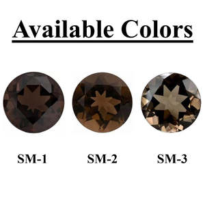 ลูกแพร์12X16mm ควอทซ์สโมคกี้ธรรมชาติอัญมณีหลวมเหลี่ยมเพชรพลอยสโมกกี้ควอตซ์ธรรมชาติ | - Product Image 2