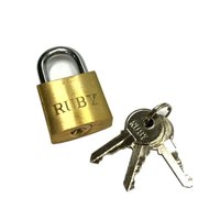 50mm Haute Sécurité En Acier Trempé Manille En Laiton Cylindre Anti-corrosion En Laiton cadenas avec Clés En Laiton