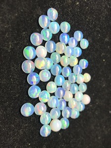 Top Most Quality Calibrated Round Fire Ethiopian <b>Opal</b> Cabochons - Product Image 5