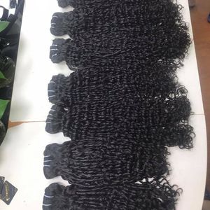 Romantic curly Bundles wholesale price High Quality Vietnamese HUMAN HAIR EXTENSION VIRGIN Remy Double Machine Weft - Product Image 3