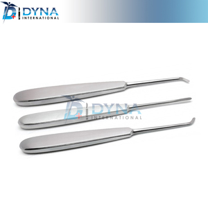 3 Pièces d'élévateurs dentaires Warwick James pour extraction droite, gauche et droite - Product Image 2