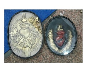 Église murale avec motif de cœur sacré en métal, livraison gratuite - Product Image 4