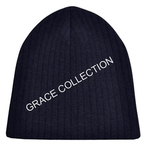 Bonnet de Ski côtelé et souple, pour femmes, chapeau de tête de mort, couleur personnalisée - Product Image 3