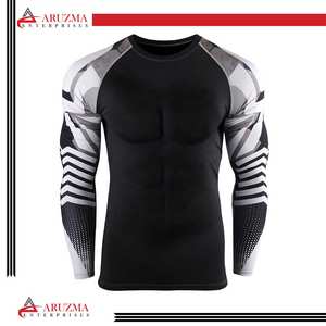 เสื้อนีโอพรีนแขนยาวสำหรับผู้ชายพิมพ์ลายแบบซับลิเมชันเต็มรูปแบบหลากสี - Product Image 5