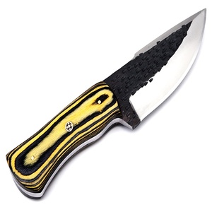 Couteau de chasse (smk1402) Lame En Acier À Haute Teneur En Carbone Forgeage à La Main 8 Pouces Lame Fixe Sm Couteaux Plat Grand 58-60 HRC 10 pièces - Product Image 4