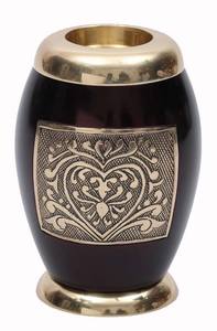 METAL KEEPSAKE <b>CANDLE</b> URN DESIGNER <b>CANDLE</b> ASHES ENGRAVED TIE LIGHT American Style Metal <b>Memorial</b> <b>Candle</b> Urn - Product Image 5