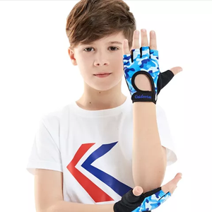 Gants de cyclisme demi-doigt unisexes de haute qualité, coussinets en gel, équipement de fitness en plein air pour les courses de VTT, pour la boxe et les arts martiaux - Product Image 3