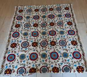 Tissu brodé à la main en coton de haute qualité robes de couture, sacs et accessoires de literie pour la maison refonte du tissu brut polyvalent - Product Image 3