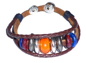 Vente en gros – Nouveauté : Bracelet élégant en céramique et perles de verre, modèle Inde 2751 – Composants et apprêts pour bijoux - Product Image 3