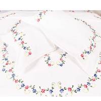 Parure de Lit 100% Coton avec Housse de Couette et Drap – Textile de Maison Rêve