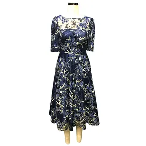 Diseños de Vestidos Casuales Metálicos Ecológicos con Cintura Natural 100% Algodón - Product Image 1