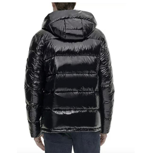 Customized Hooded Men's <b>Winter</b> Puffer <b>Jackets</b> Woven Eco-Friendly Windproof <b>Waterproof</b> Breathable Quick Dry Reversible Shiny - Product Image 3