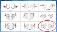 Joyería de Plata de Ley 925, gemelos de plata chapados en rodio para hombres, joyería