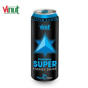 Bebidas Energéticas con Sabor a Durazno en Caja de 500 ml, Fabricante de Bebidas de Marca Privada OEM ODM - Product Image 1