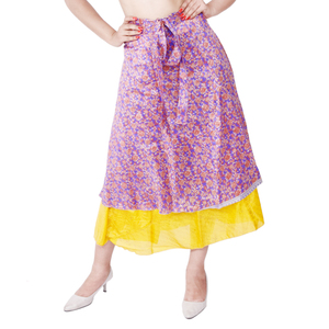 เดรสยาวสไตล์ส่าหรีวินเทจของผู้หญิงกระโปรงยาวแฟชั่นใหม่ลำลองผ้าฝ้ายทอสำหรับคุณแม่ฟรีไซส์ - Product Image 1