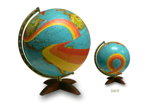 Nuevo Globo Terráqueo Vintage con Soporte, Diseño Clásico, Globo Terráqueo Giratorio de Alta Calidad, Globo de Metal de Escritorio con Soporte - Product Image 2