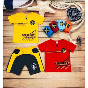 Baby Boy New Clothes Cartoon Cute Stripe Printed Cotton Long Sleeve Two-piece Boy Clothes Casual Baby Suit 1-6 Years <b>Old</b> - Product Image 2