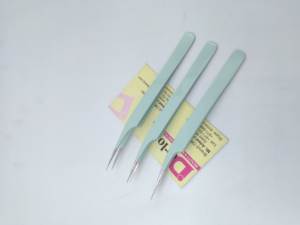 Extension de cils naturels professionnels en acier inoxydable pince à épiler couleur personnalisée enduit isolation du Volume incurvé personnalisable - Product Image 6