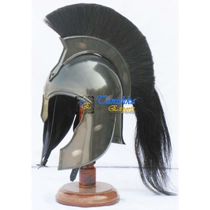 Halloween Medieval Troy Helmet Spartan Customized Troy Helmet Movie Costumes Metal <b>Craft</b> Medieval armor Helmet - Product Image 5