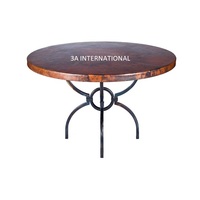 Table basse multifonctionnelle en bois et métal pour la maison, le mobilier de luxe, les restaurants, le salon moderne