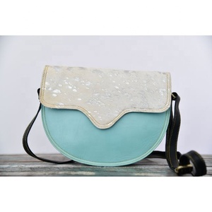 Nouvelle vente chaude Style occidental imprimé Animal fourrure cuir bandoulière sac à bandoulière haute qualité à la mode en cuir véritable sacs à bandoulière - Product Image 2