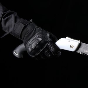 Guantes Deportivos de Cuero Resistentes a Impactos para Invierno, con Dedos Completos, Color Negro, Diseño Personalizado, Pantalla Táctil, Tipo Aguja - Product Image 6