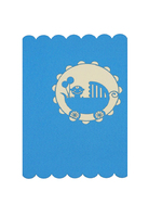 Cartes de vœux avec Design graphique italien Surprise, cadeau pour fille, Popup 3D, anniversaire d'un bébé garçon