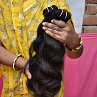 Extensions de cheveux humains indiens Remy ondulés, alignés aux cuticules, vente en gros, pour femmes noires, pas chers, tissage à double trame, à clipser
