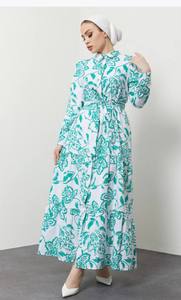 Tissu islamique turc de haute qualité pour femmes, vêtements islamiques, Abaya, Kaftan, dubaï, mode arabe musulmane, robes turques, nouvelle collection, - Product Image 2