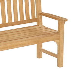 Bancs de jardin en bois durables au design moderne pour hôtels et villas, sièges d'extérieur et meubles de parc, banc Raffless - Product Image 4