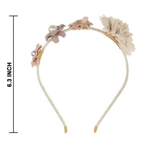 Hairband for Women High Quality Hair Accessories Look Flower Slim-fit Non Slip Fabric New from India | Wholesale IN;10122740 GF