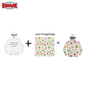 Berrak High Quality Sublimation Hoodies 3 Styles Real American US Size Sublimation Printing Plus size 3XL 4XL 5XL 6 - Product Image 2
