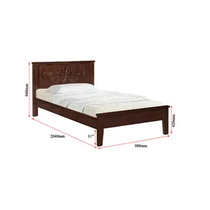 Custom Made Solid Tempat Tidur Kayu untuk Kamar Tidur Furniture Set Harga Mewah