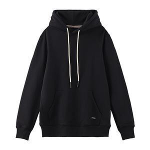 New Arrival Homme Men's 350 Gsm Heavyweight Mikina Drawstring Pullover Hoodie Breathable Sport Ribbed Hem Hanorac Sweat Shirt - Product Image 3