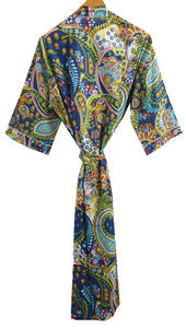 Kimonos pour femmes, cardigan de plage longue ouverte sur le devant à imprimé floral à la mode pour l'été, produit de première qualité de l'Inde, vente en gros - Product Image 4