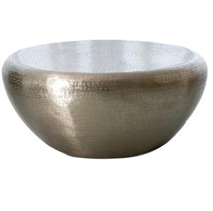 Mesa de centro de almacenamiento de metal martillado plateado para el hogar, sala de estar, oficina, muebles decorativos - Product Image 3