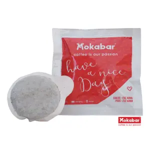 MOKABAR-cápsulas de café italiano de 44mm, granos de Crema tostados medios, el mejor de Gran Crema para tiendas