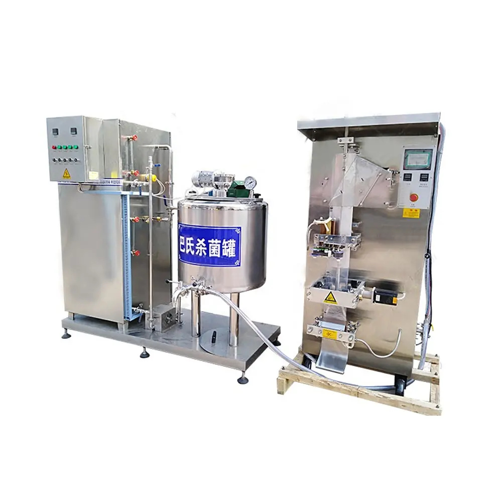 100L 300L 500L Fresh Batch Milk Pasteurization Machine Pasteurizer Tank