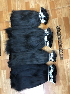 Extensiones de Cabello Virgen Remy Liso sin Procesar al por Mayor - Estilo Ondulado Sedoso, Origen Vietnam, 100g por Pieza, Sin Piojos/Ni Lêndas - Product Image 4