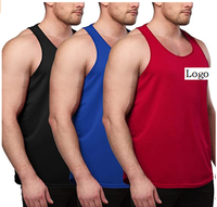 Débardeur de sport décontracté pour homme, dos en Y, en maille, sans manches, pour la gym et le fitness, écologique, respirant, pour la musculation et l'athlétisme, 100%