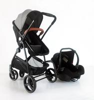 Poussette bébé 3-en-1 VICO YD-422, double sens de marche, légère, durable, cadre en alliage d'aluminium, pliage à une main, installation rapide